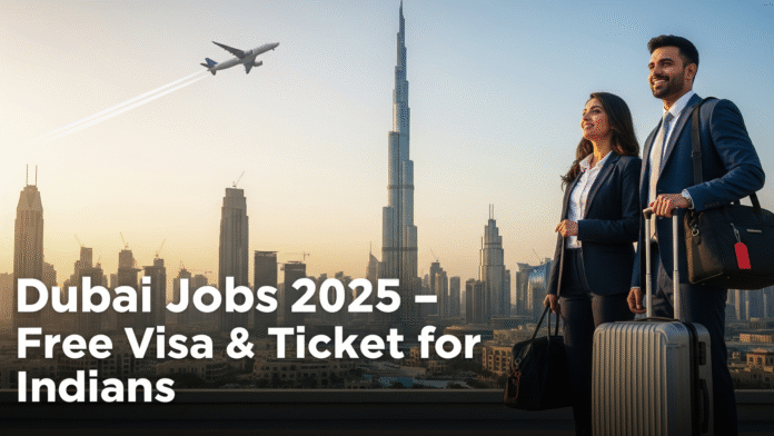 Dubai Jobs for Indians with Free Visa and Ticket 2025